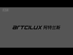 Eğimli yansıma Luminescence Tasarımı LED Işık Alüminyum Profili A220EA