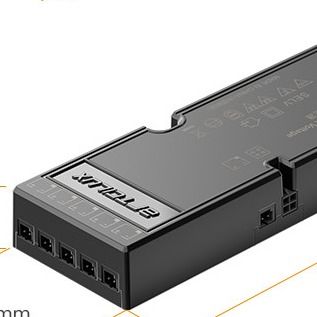 Çok yönlü % 80 verimlilik raklı yer kısıtlı ortamlar için güç kaynağı 6.3 X 2.4 X 1.4 inç